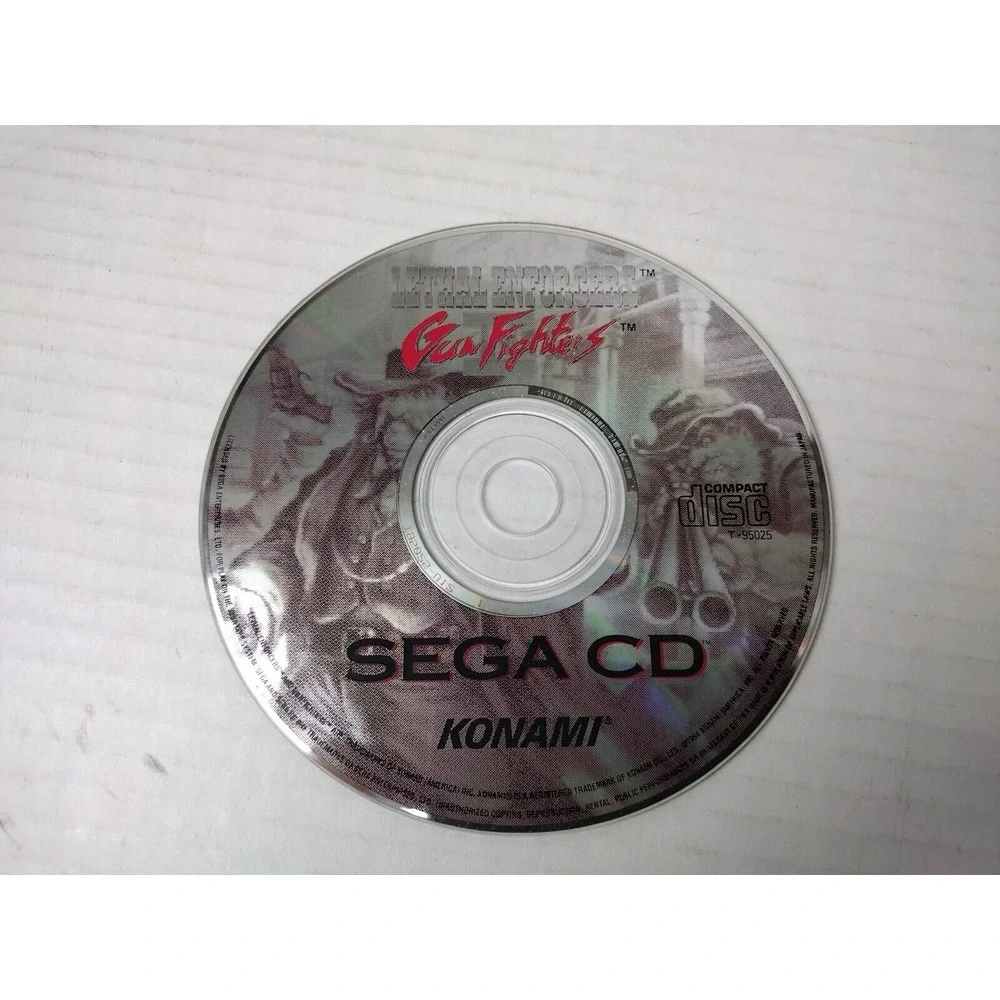 Lethal Enforcers: Gun Fighters (Sega CD,) CD Game for Sega CD Console
